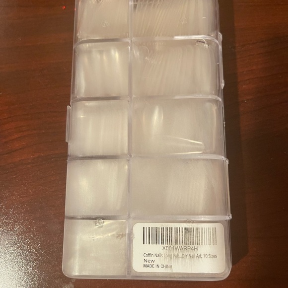 BTArt Box Coffin Shape Full Cover Tip Nails - Picture 4 of 4